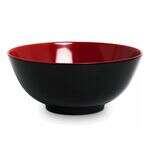 Yanco CR-3004 8 Oz Black&Red Melamine Round Nanjing Bowl, 48/CS