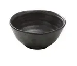 Yanco DB-3105 8 Oz 4.5-Inch Porcelain Diamond Black Miso Soup Bowl, 36/CS