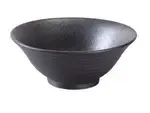 Yanco DB-3107 30 Oz 7.5x3.25-Inch Porcelain Diamond Black Ramen Bowl, 24/CS