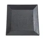 Yanco DB-510 10x10x1.125-Inch Porcelain Diamond Black Square Plate, 24/CS