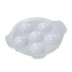 Yanco ESC-8 8.5-Inch Porcelain Escargot China Dish, 24/CS