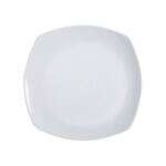 Yanco FU-310 10-Inch Porcelain Fuji Square Flat Plate, 24/CS