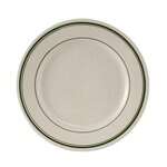 Yanco YN-GB-9 9.75-Inch Green Band China Plate, 24/CS