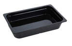 Yanco GN-121BK 8L GN Pan 20.87x 12.8x 3.94-Inch Rectangular Black Melamine 1/1 Pan, 3/CS