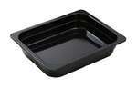 Yanco GN-212BK 2.3L GN Pan 12.8x 10.43x 2.56-Inch Rectangular Black Melamine 1/2 Pan, 6/CS