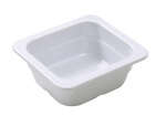 Yanco GN-706 6.93x 6.38-Inch 2.56-Inch GN Pan Rectangular White Melamine 1/6 Pan, 6/CS