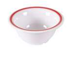 Yanco HS-5510 10 Oz Houston Melamine Round White Soup Bowl, 48/CS