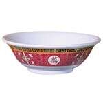 Yanco LG-5070 42 Oz Longevity Asian Style Melamine White Round Bowl, 24/CS