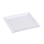 Yanco LK-109 9.25-Inch Lion King Porcelain Square Super White Plate, 24/CS