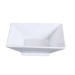 Yanco LK-407 12 Oz 7.25-Inch Lion King Porcelain Square Super White Dish With Foot, 24/CS