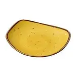 Yanco LY-107YL 7.25x1.125-Inch Lyon Yellow Porcelain Round Yellow Plate, 36/CS