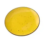 Yanco LY-1110YL, 10.25x1-Inch Lyon-Yellow Coupe Plate, 12/Pack
