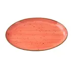 Yanco LY-2108CR, 8x5.50x0.75-Inch Lyon-Coral Coupe Platter, 36/Pack