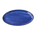 Yanco LY-2110BU, 10x7x1-Inch Lyon-Blue Coupe Platter, 24/Pack