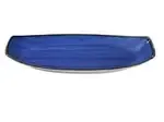 Yanco LY-215BU 15x8.5x1.625-Inch Lyon Blue Porcelain Rectangular Blue Plate, DZ