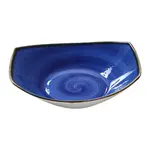 Yanco LY-307BU 15 Oz 7x6.5x2.25-Inch Lyon Blue Porcelain Round Blue Soup/Salad Plate, 36/CS