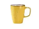 Yanco LY-503YL 10 Oz 3.25x4-Inch Lyon Yellow Porcelain Round Yellow Mug, 36/CS