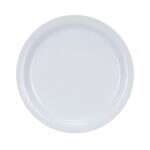 Yanco MA-6 6.5-Inch Mayor Porcelain Round White Plate With Narrow Rim, 36/CS