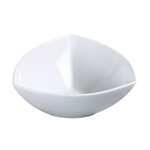 Yanco ML-507 24 Oz 7-Inch Mainland Porcelain Triangle White Bowl, 24/CS