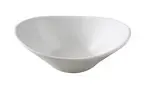 Yanco ML-709 22 Oz 9x7.25x2.5-Inch Mainland Porcelain Oval White Salad Bowl, DZ