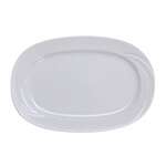 Yanco MM-94 14x10-Inch Miami Porcelain Rectangular White Platter, DZ