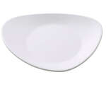 Yanco MO-108 8x6.5-Inch Moderne Melamine Triangle White Plate, 48/CS