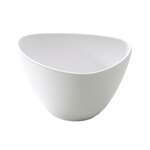 Yanco MO-306 5.5x4x3-Inch Moderne Melamine White Triangle Bowl, 48/CS