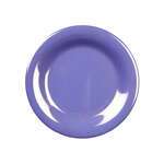 Yanco MS-009BU 9-Inch Milestone Melamine Wide Rim Round Blue Plate, 24/CS