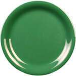 Yanco MS-109GR 9-Inch Milestone Melamine Narrow Rim Round Green Plate, 24/CS