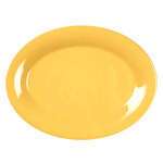 Yanco MS-212YL 12x9-Inch Milestone Melamine Oval Yellow Platter, DZ