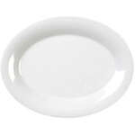 Yanco MS-213WT 13.5x10.5-Inch Milestone Melamine Oval White Platter, DZ