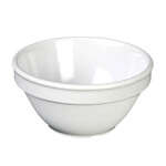 Yanco MS-313WT 8 Oz Milestone Melamine Round White Bouillon Cup, 48/CS