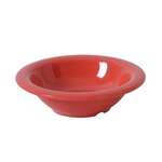 Yanco MS-5044RD 4.5 Oz Milestone Melamine Round Orange Red Salad Bowl, 48/CS