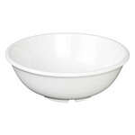 Yanco MS-5807WT 24 Oz Milestone Melamine Round White Salad Bowl, 24/CS