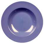 Yanco MS-5809BU 13 Oz Milestone Melamine Round Blue Pasta Bowl, 24/CS