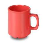 Yanco MS-9018RD 7 Oz Milestone Melamine Orange Red Mug/Cup, 48/CS