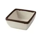 Yanco NA-5004, 3.50x1.50-Inch 5 Oz Nature Art Square Sauce Dish, 48/Pack