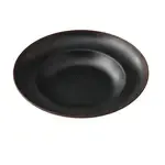 Yanco NA-810BK, 10.75x7x2.25-Inch 12 Oz Nature Art Black Mediterranean Pasta Bowl, 24/Pack