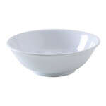 Yanco NS-5060W 22 Oz 6.875x2.25-Inch Nessico Melamine Deep Round White Rimless Bowl, 24/CS
