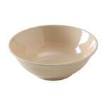 Yanco NS-5065T 30 Oz 7.5x2.5-Inch Nessico Melamine Round Deep Tan Rimless Bowl, 24/CS
