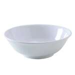 Yanco NS-5075W 45 Oz 8.75x2.75-Inch Nessico Melamine Deep Round White Rimless Bowl, DZ