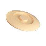 Yanco NS-608CT Nessico Melamine Round Tan Lid for Tortilla Server, DZ
