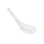 Yanco NS-7003W 5.5-Inch Longevity Asian Style Melamine White Soup Spoon, 120/CS