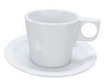 Yanco NS-9012W 5.5-Inch Nessico Melamine White Saucer, 48/CS