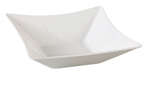 Yanco OK-2541 11x3-Inch Osaka Melamine Square White Seafood Bowl, 12/CS