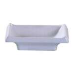 Yanco OK-4046 2.5 Oz 3.75x2.5-Inch Osaka Melamine Rectangular White Sauce Dish, 72/CS
