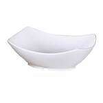 Yanco OK-807 12 Oz 6.75x5.125x2-Inch Osaka Melamine Rectangular White Bowl, 48/CS