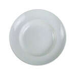 Yanco PA-612 12-Inch Paris Porcelain Round Super White Dessert Plate With Smooth Surface, DZ