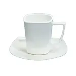 Yanco PL-001 6 Oz Pride Land Porcelain Round Bone White Cup, 36/CS