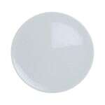 Yanco PP-214 14-Inch Porcelain White Flat Pizza Plate, DZ